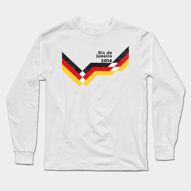 RETRO MEISTER - RIO DE JANEIRO 2014 Long Sleeve T-Shirt by ShamSahid